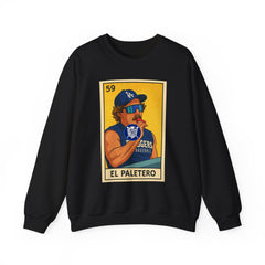 Dodgers Kike El Paletero Loteria Card Sweatshirt - Unisex Crewneck Casual Streetwear