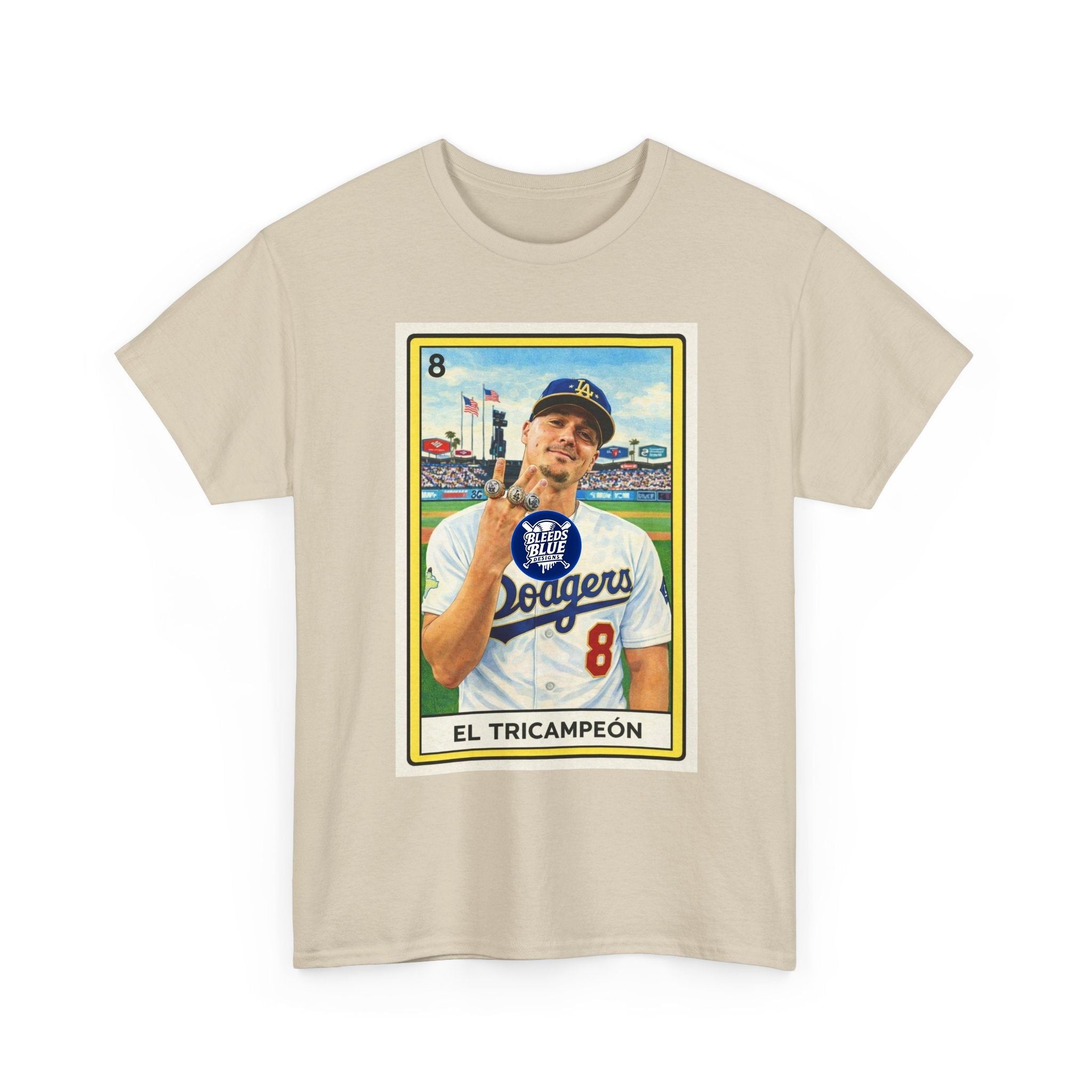 El Tricampeón Loteria Card Tee — Mexican Lotería-Inspired Champion Graphic Shirt