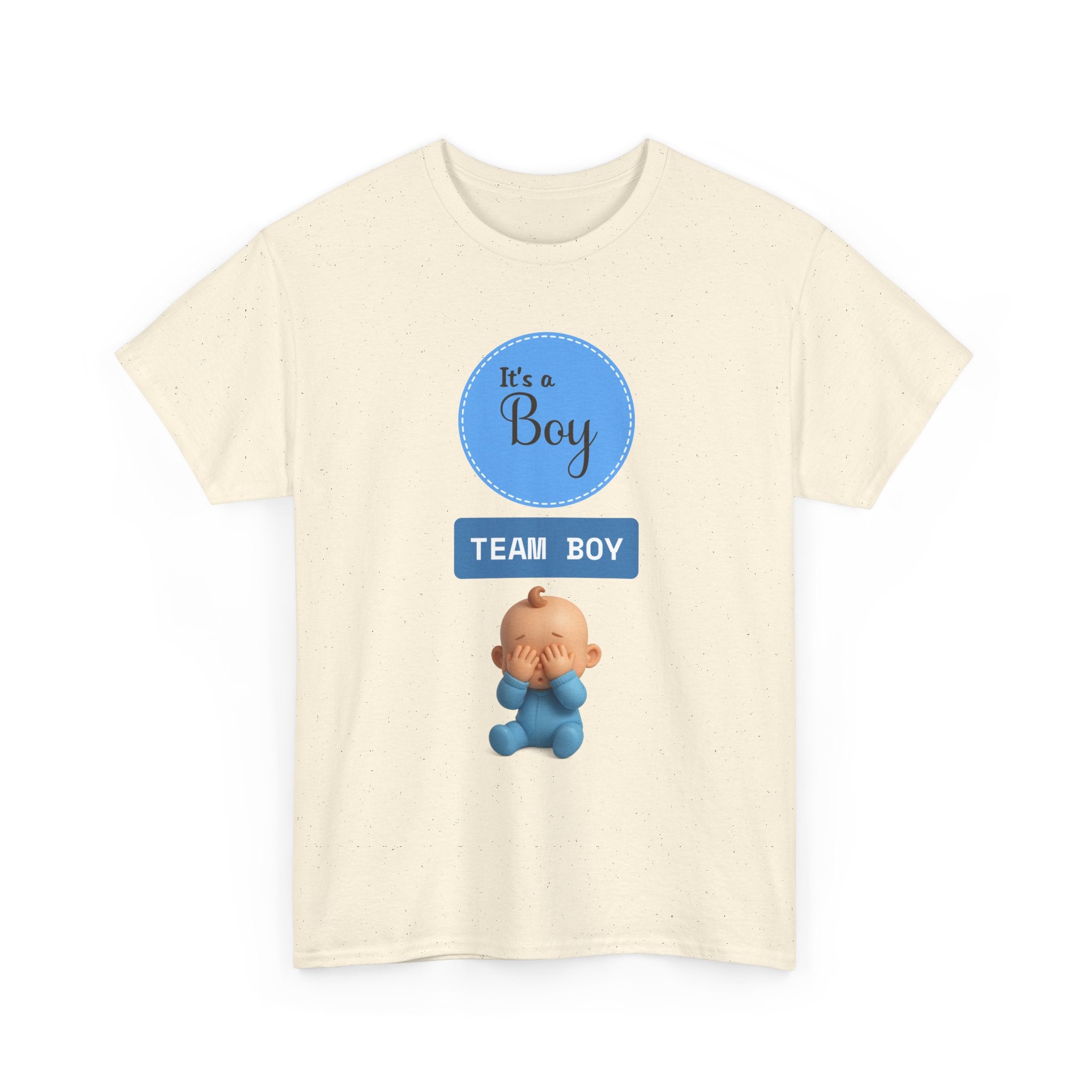 It’s a Boy "Team Boy" Baby Guess Tee — Gender Reveal/Newborn Announcement T-Shirt