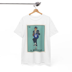 El Mariachi Lotería Tee — Vintage Mexican Card Graphic T-Shirt