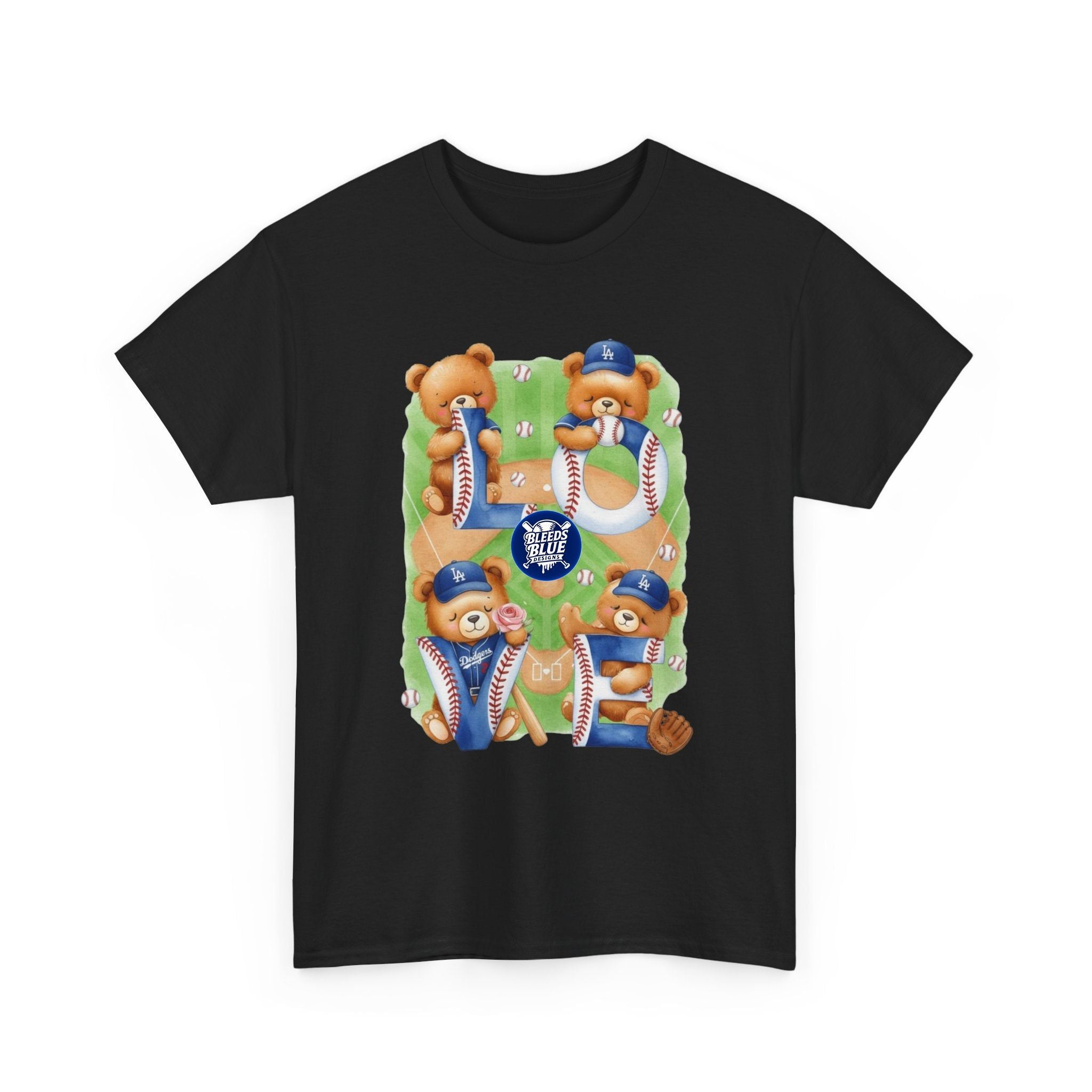 Teddy Bear LOVE T‑Shirt — Cute Letter L O V E Bears Design