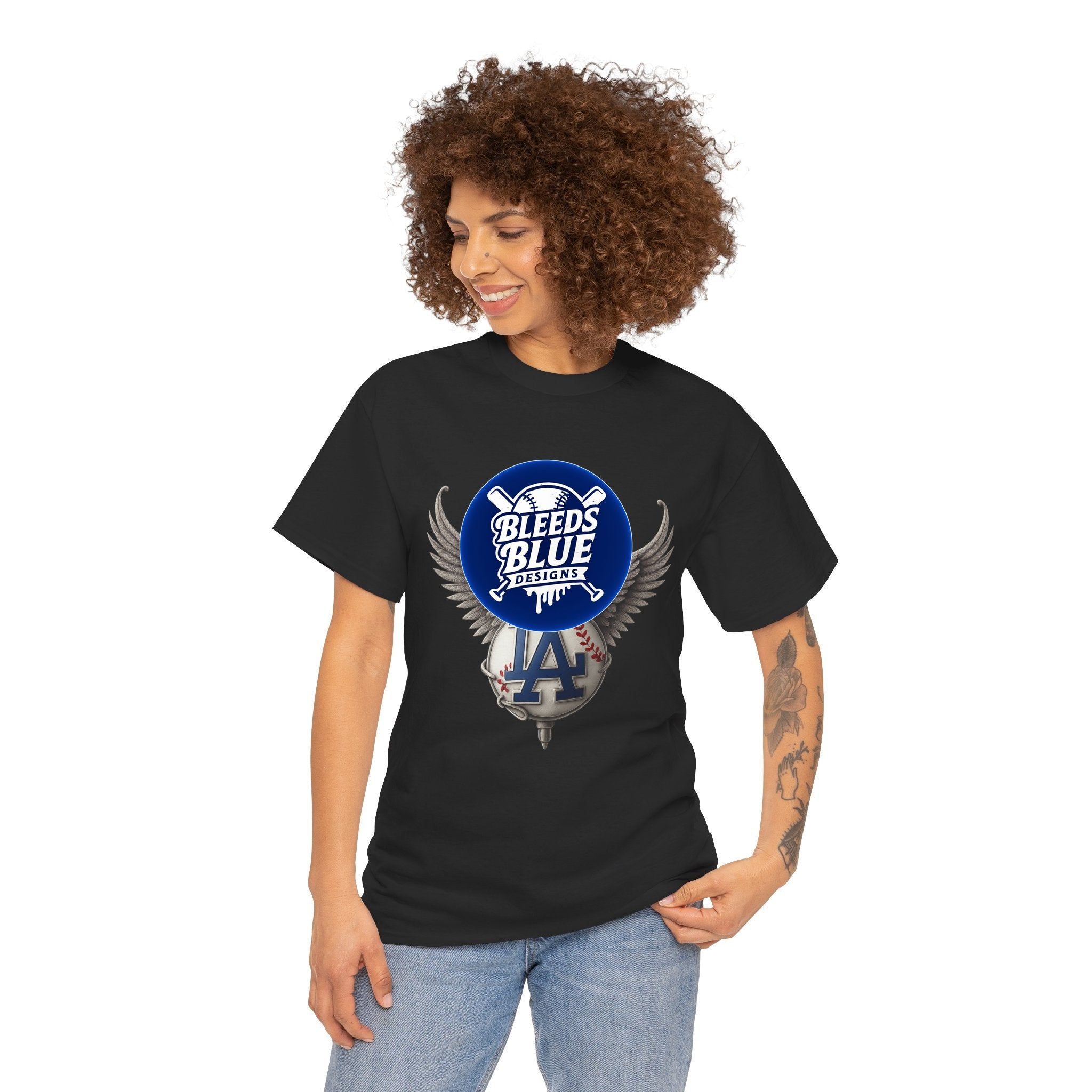 Vin Scully Tribute Tee Shirt - Unisex Heavy Cotton Casual Fit