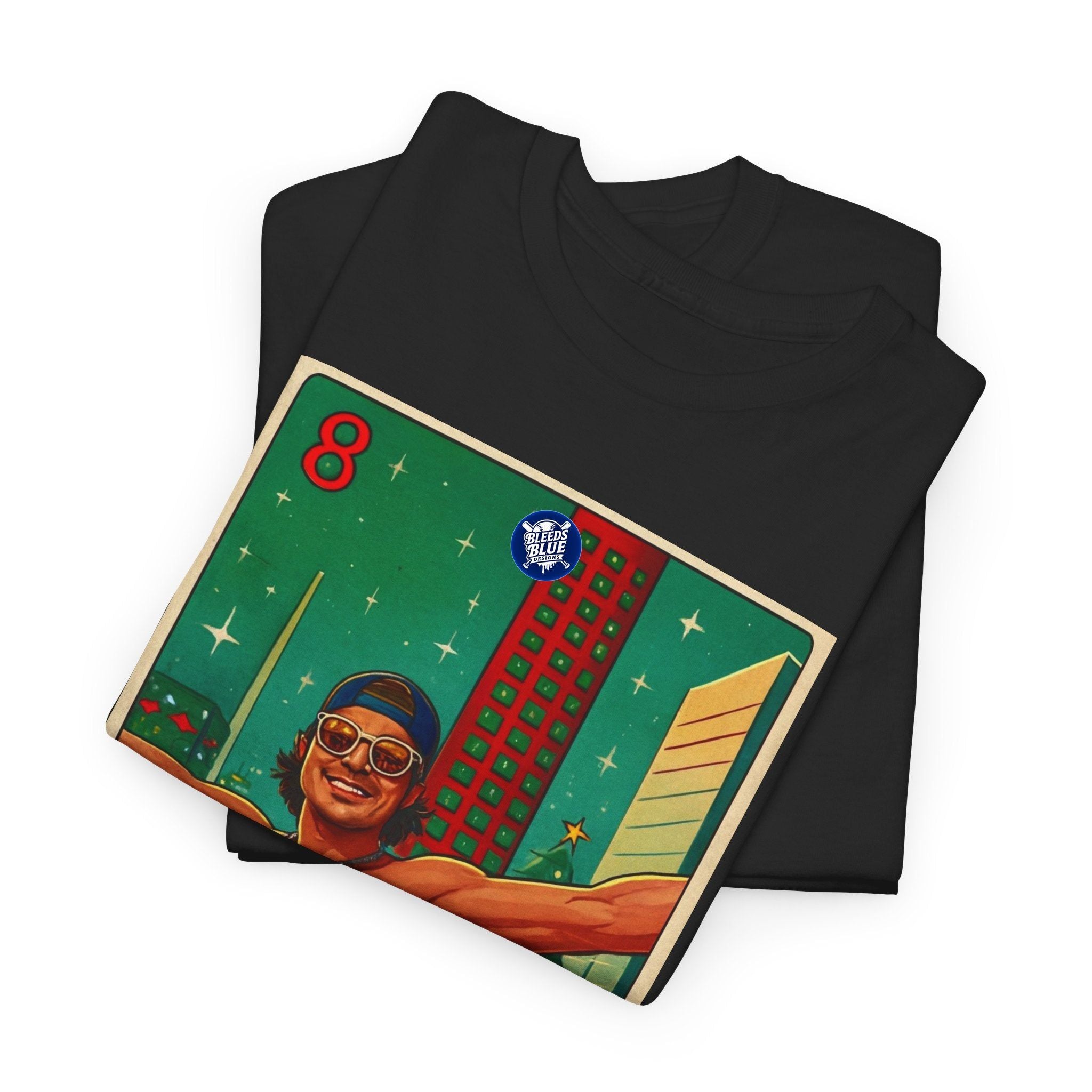 Dodgers Kike El Regalo Loteria Card Tee Shirt - Unisex Heavy Cotton Casual Fit