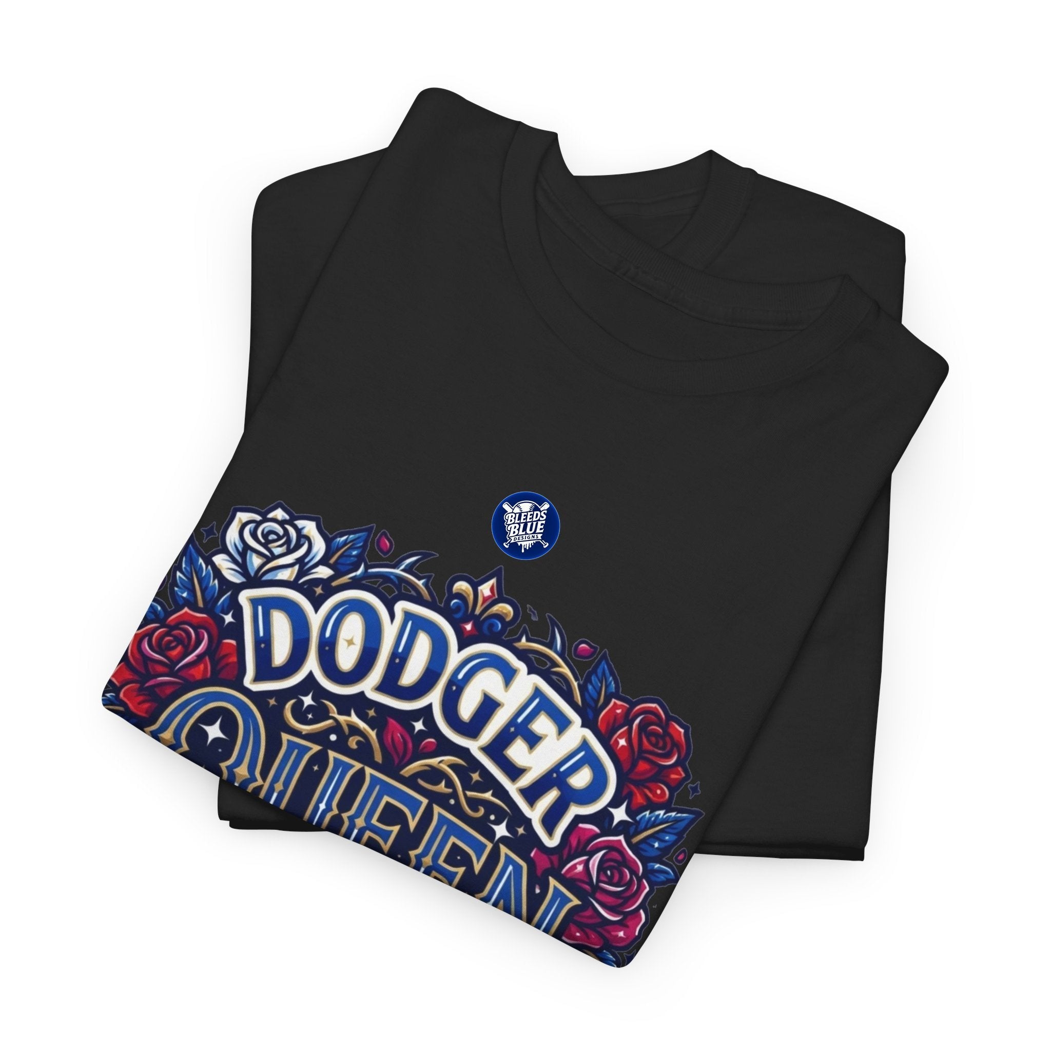 Dodger Queen Floral Baseball Tee