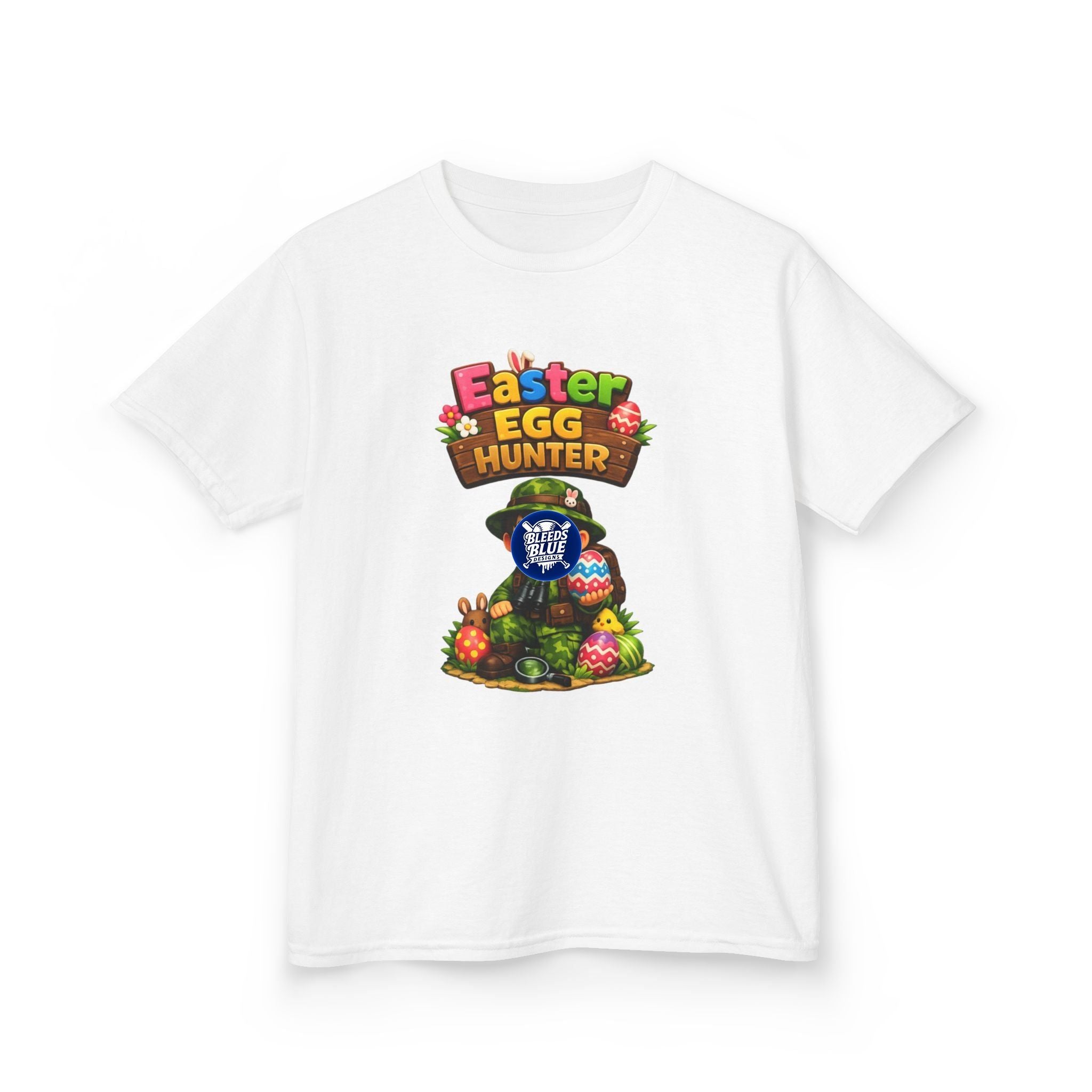 Easter Egg Hunter Kids T-Shirt — Cute Spring Graphic Tee