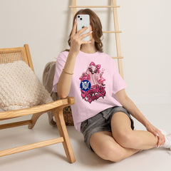 Spooky Season Cute Pink Bougie Ghost T-Shirt