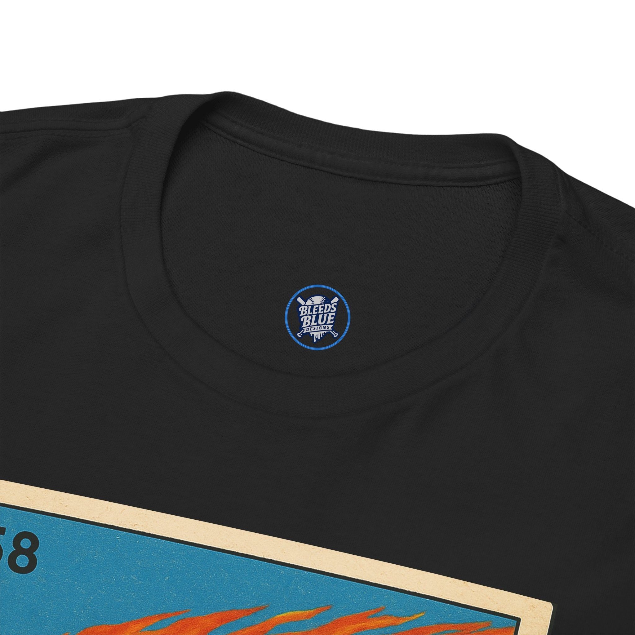 Dodgers Hyeseong Kim El Cometa Loteria Card Tee Shirt - Unisex Heavy Cotton Casual Fit