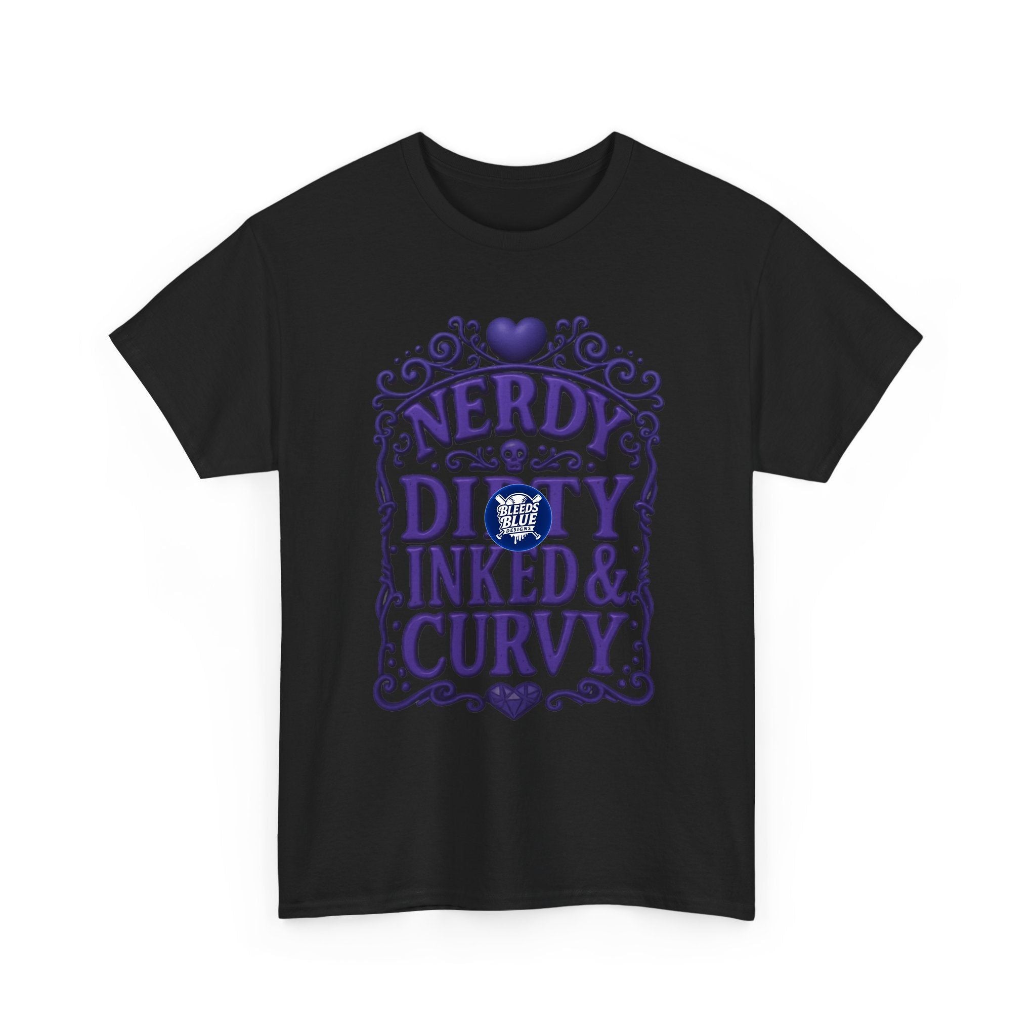 Graphic Tee —Nerdy Dirty Inked & Curvy Feminine Curvy Pride Shirt