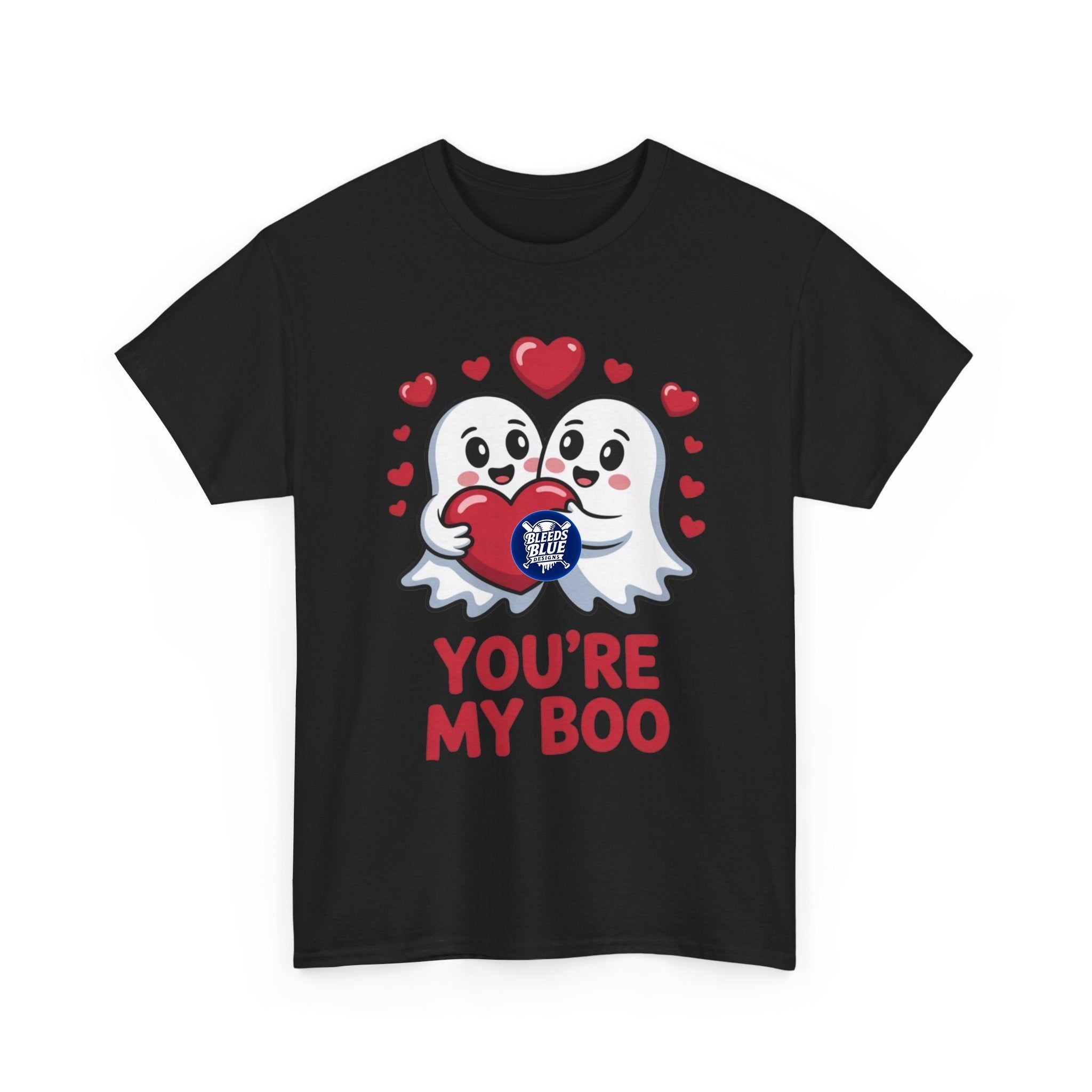 You’re My Boo Valentine Ghost Couple Tee Shirt – Unisex Heavy Cotton Casual Fit