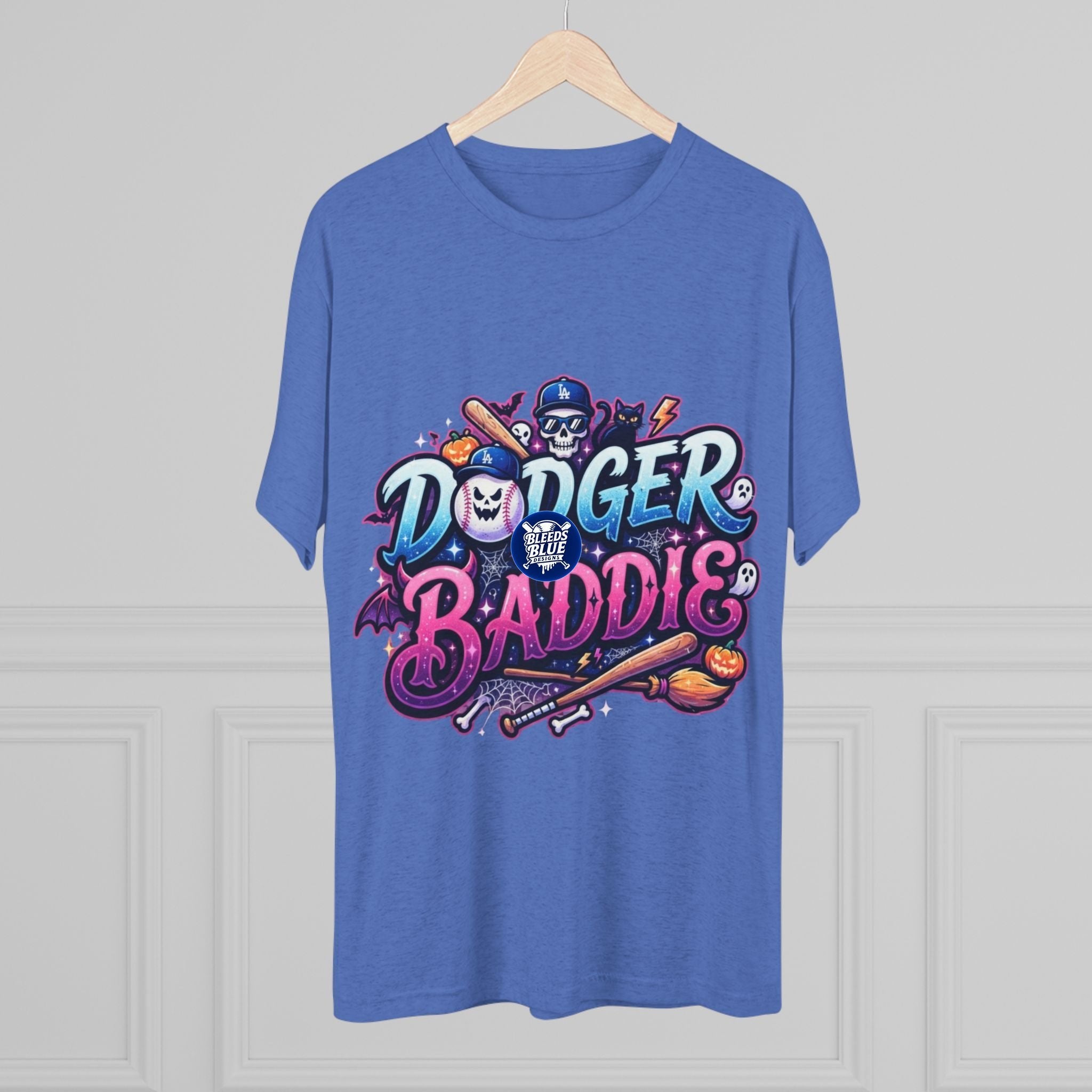 Dodger Baddie Spooky Season T-Shirt — Cute, Edgy Sports Graphic Tee
