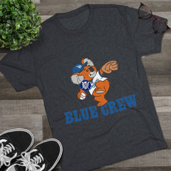 Blue Crew Koala Mascot Tee - Tri-Blend Crew T-Shirt