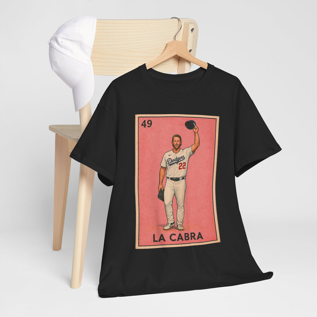 Kershaw La Cabra Loteria Card Tee Shirt - Unisex Heavy Cotton Tee Casual Fit