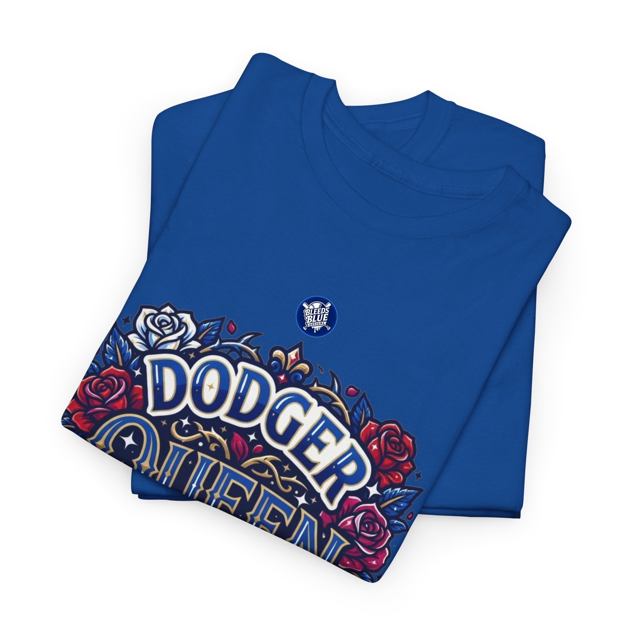 Dodger Queen Floral Baseball Tee