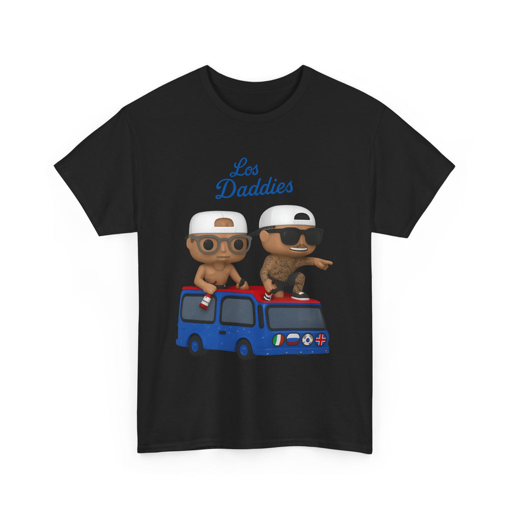 Dodgers Kike and Banda Los Daddies Funko Tee Shirt - Unisex Heavy Cotton Tee Casual Fit