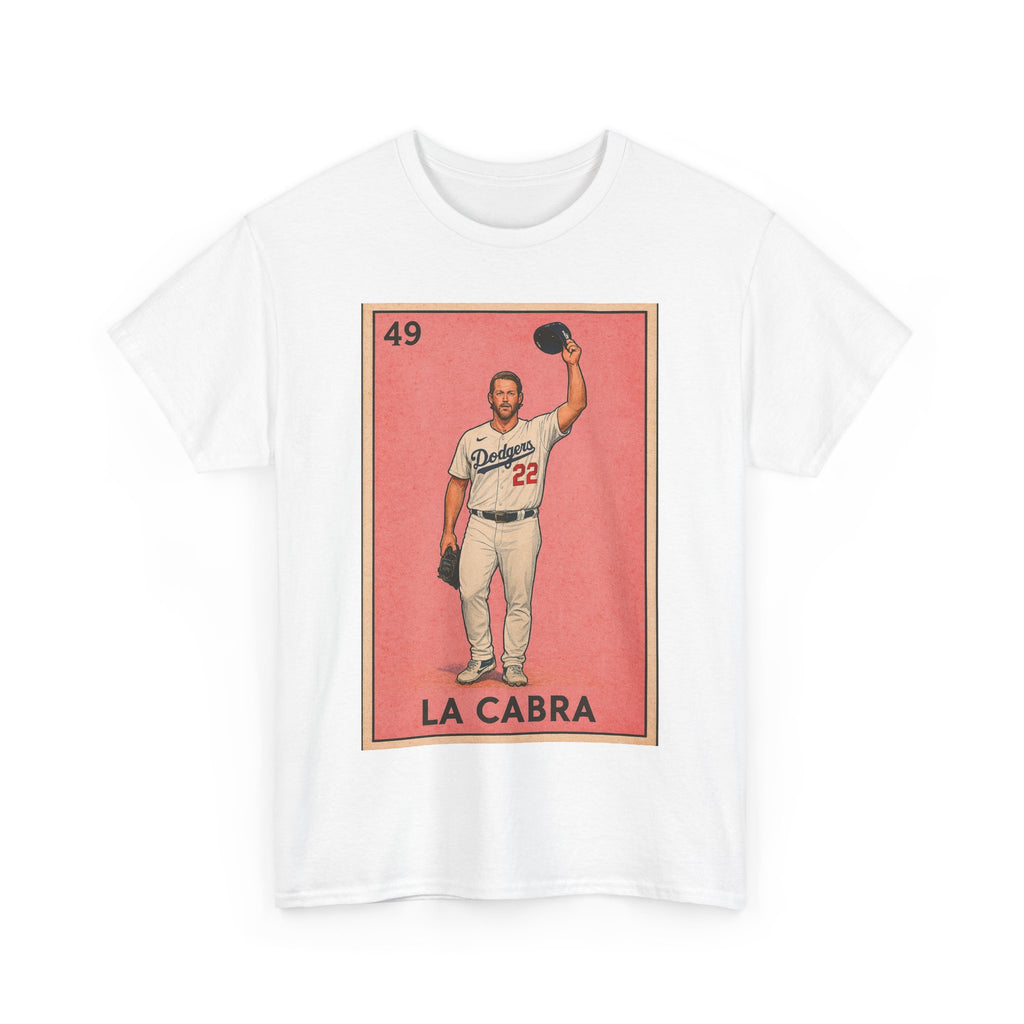 Kershaw La Cabra Loteria Card Tee Shirt - Unisex Heavy Cotton Tee Casual Fit