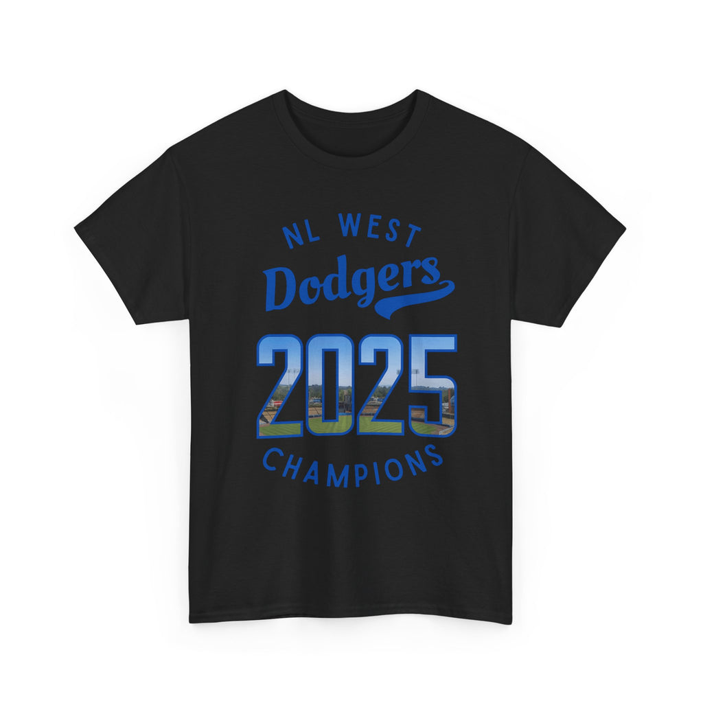 2025 NL West Champs Los Angeles Dodgers Tee Shirt