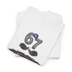 The Upside Down 6 7 Tee Shirt - Unisex Heavy Cotton Casual Fit