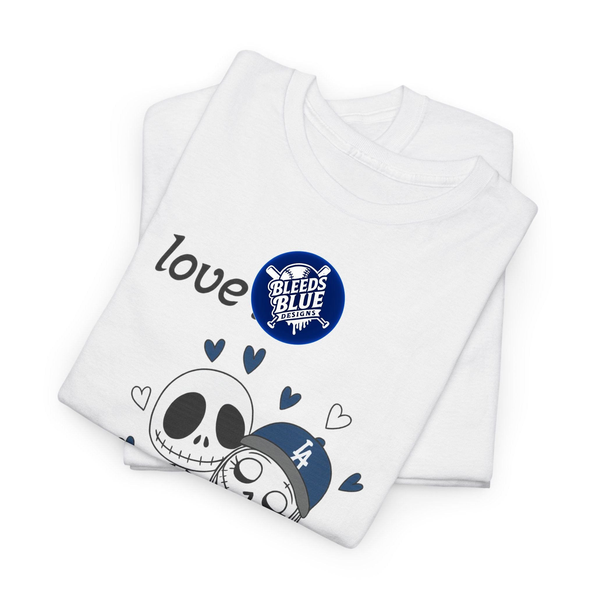 Halloween Spooky Couple Love Is Quote Tee Shirt - Unisex Heavy Cotton Casual Fit