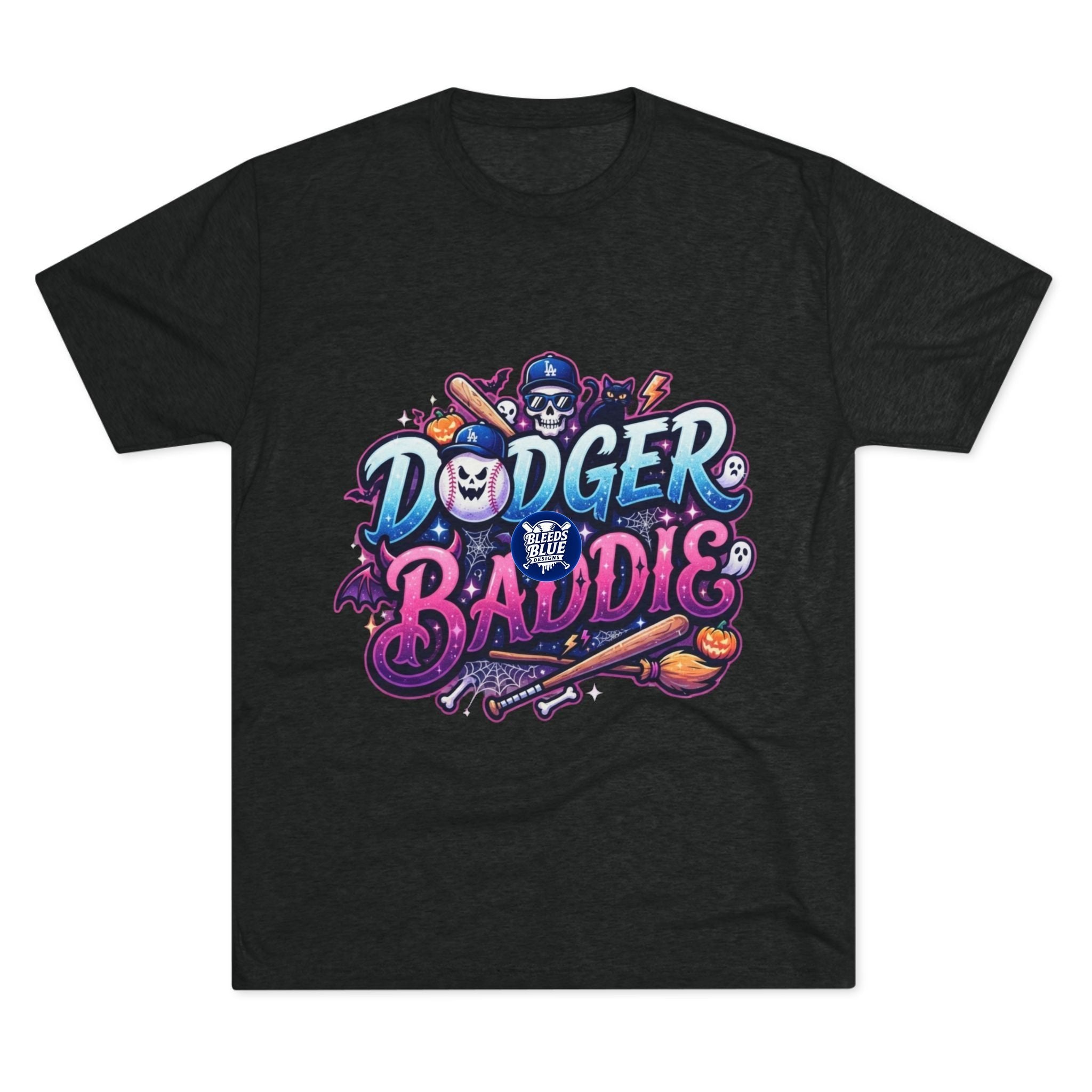 Dodger Baddie Spooky Season T-Shirt — Cute, Edgy Sports Graphic Tee