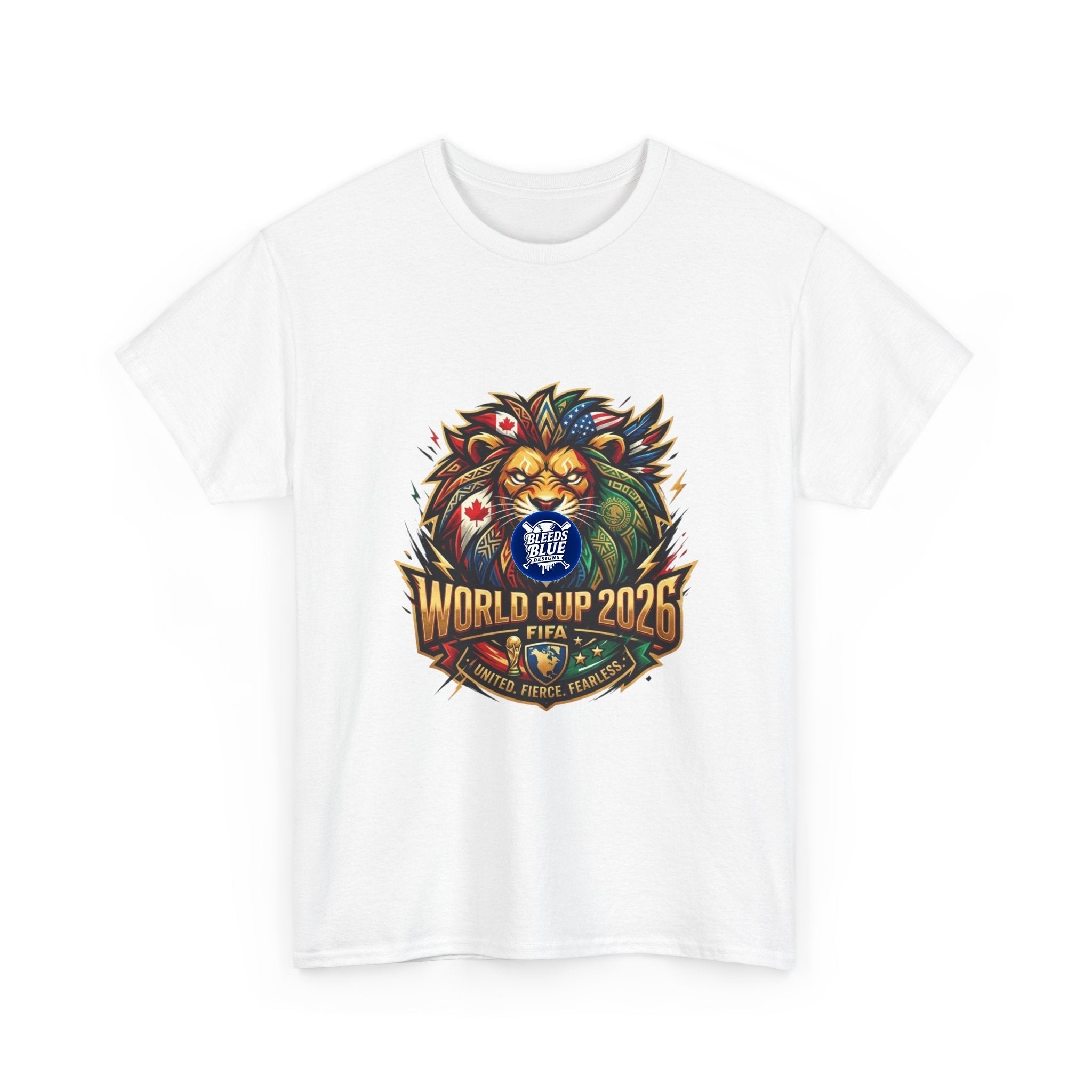 World Cup 2026 Lion Soccer T-Shirt — FIFA Fan Tee