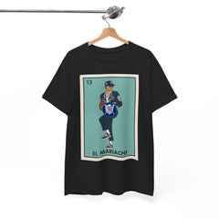 El Mariachi Lotería Tee — Vintage Mexican Card Graphic T-Shirt