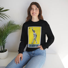 Freeman La Estatua Loteria Card Sweatshirt - Unisex Crewneck Casual Streetwear