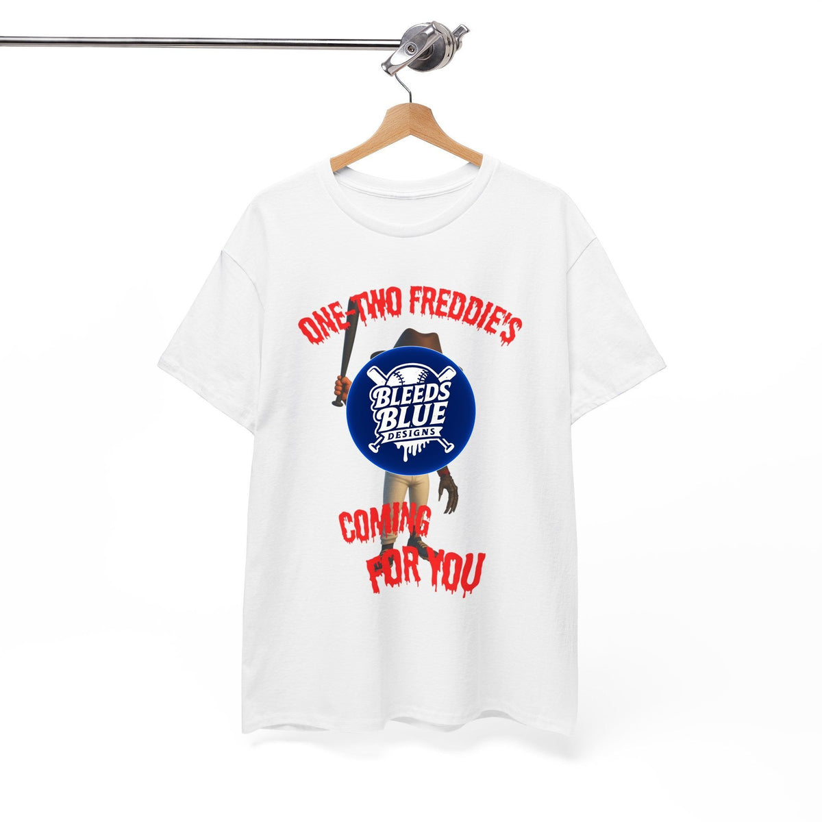 Halloween Spooky Freddie's Coming For You Tee Shirt - Unisex Heavy Cotton Casual Fit