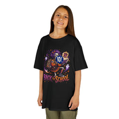 Kids Tee — Spooky 'Back to School' Monster Backpack Design