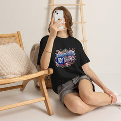 Dodger Queen Cherry Blossom Baseball Tee