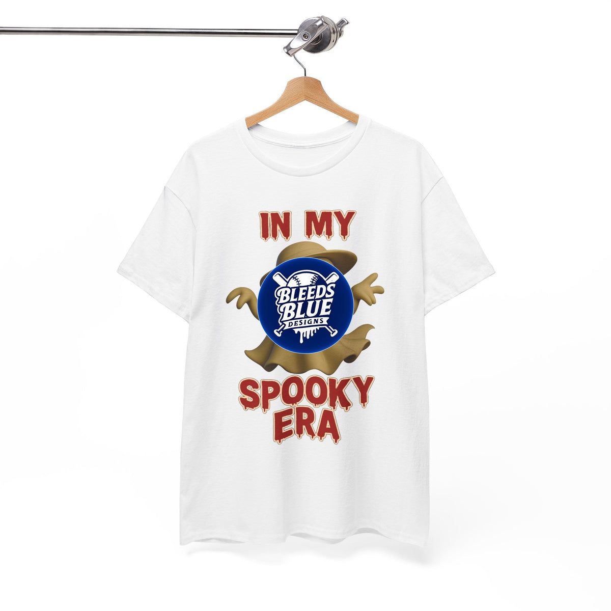 Ghost Fashionista In My Spooky Era Halloween Tee Shirt - Unisex Heavy Cotton Casual Fit