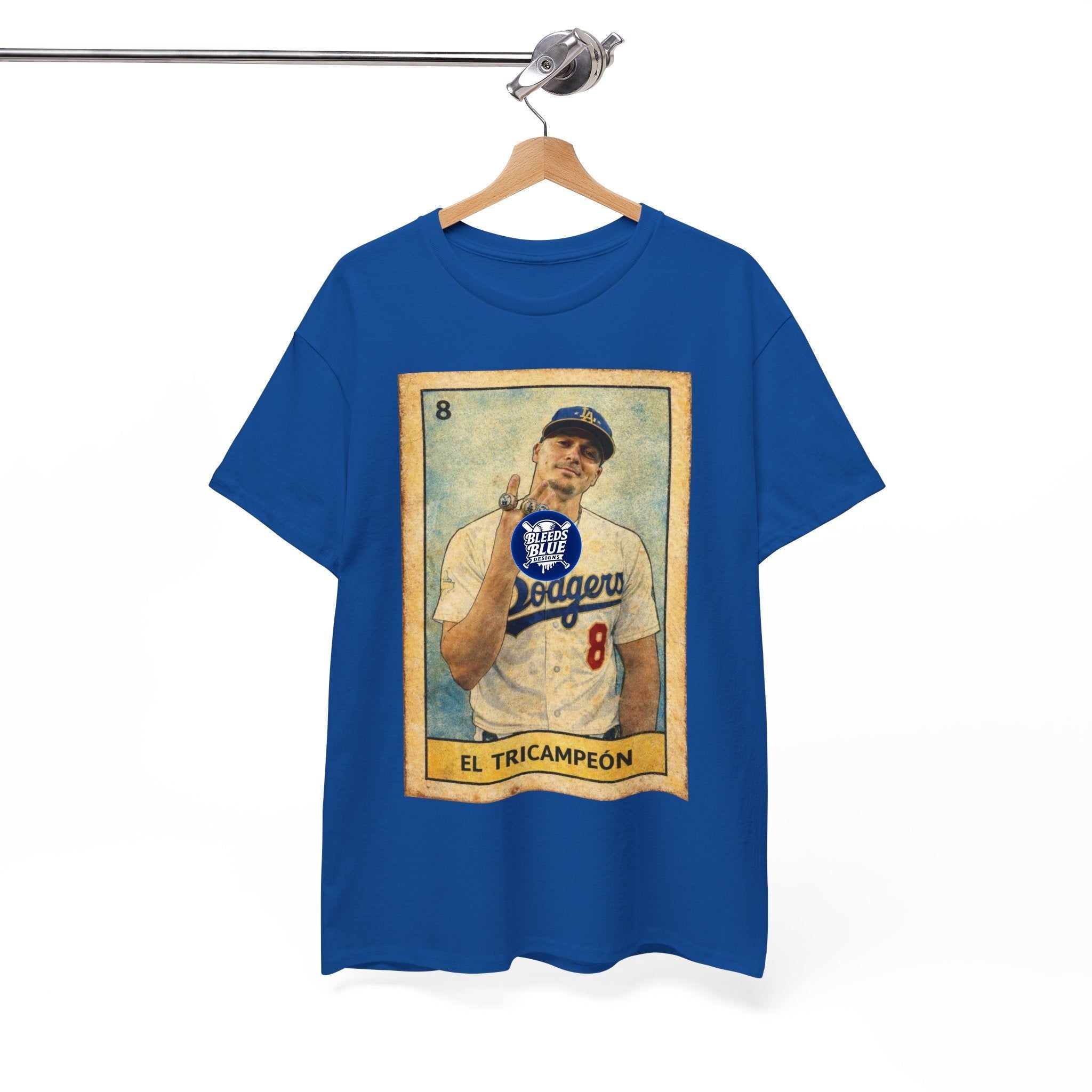 El Tricampeón Lotería Vintage Tee — Retro Mexican Card Design