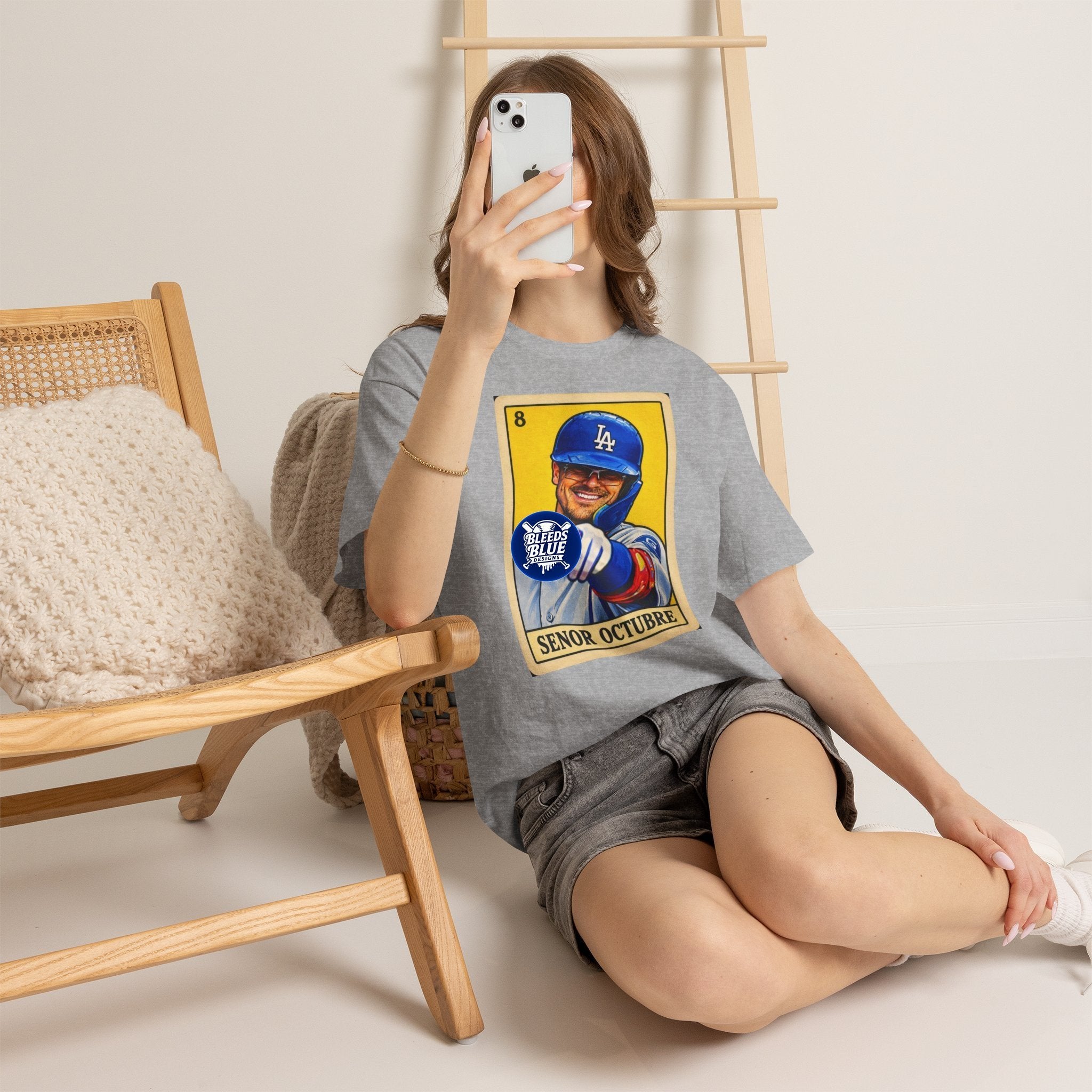 Baseball Kike Señor Octubre Loteria Card T-Shirt