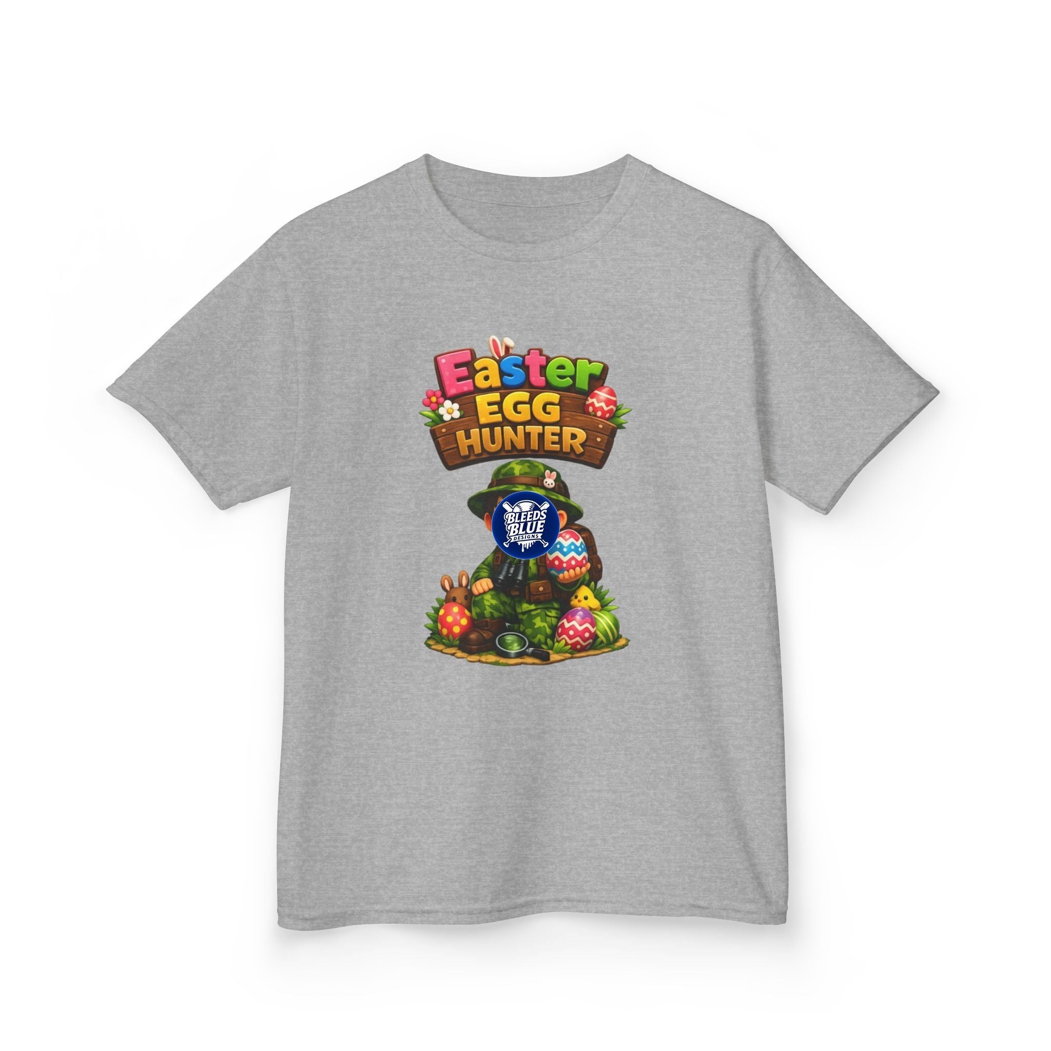 Easter Egg Hunter Kids T-Shirt — Cute Spring Graphic Tee