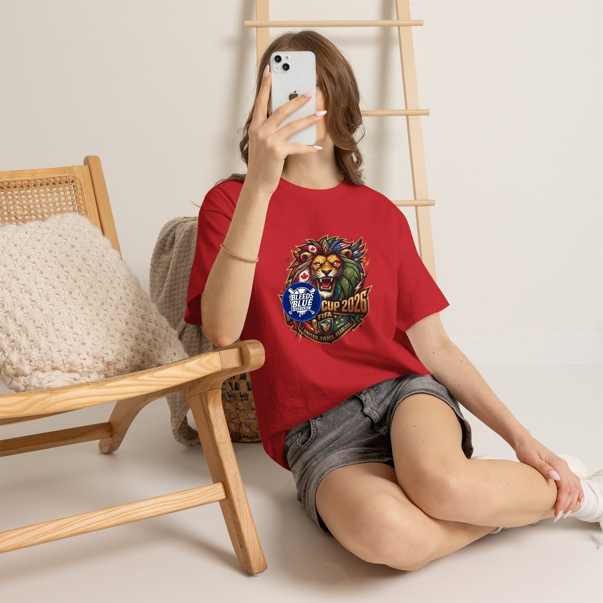 World Cup 2026 Lion Soccer T-Shirt — FIFA Fan Tee