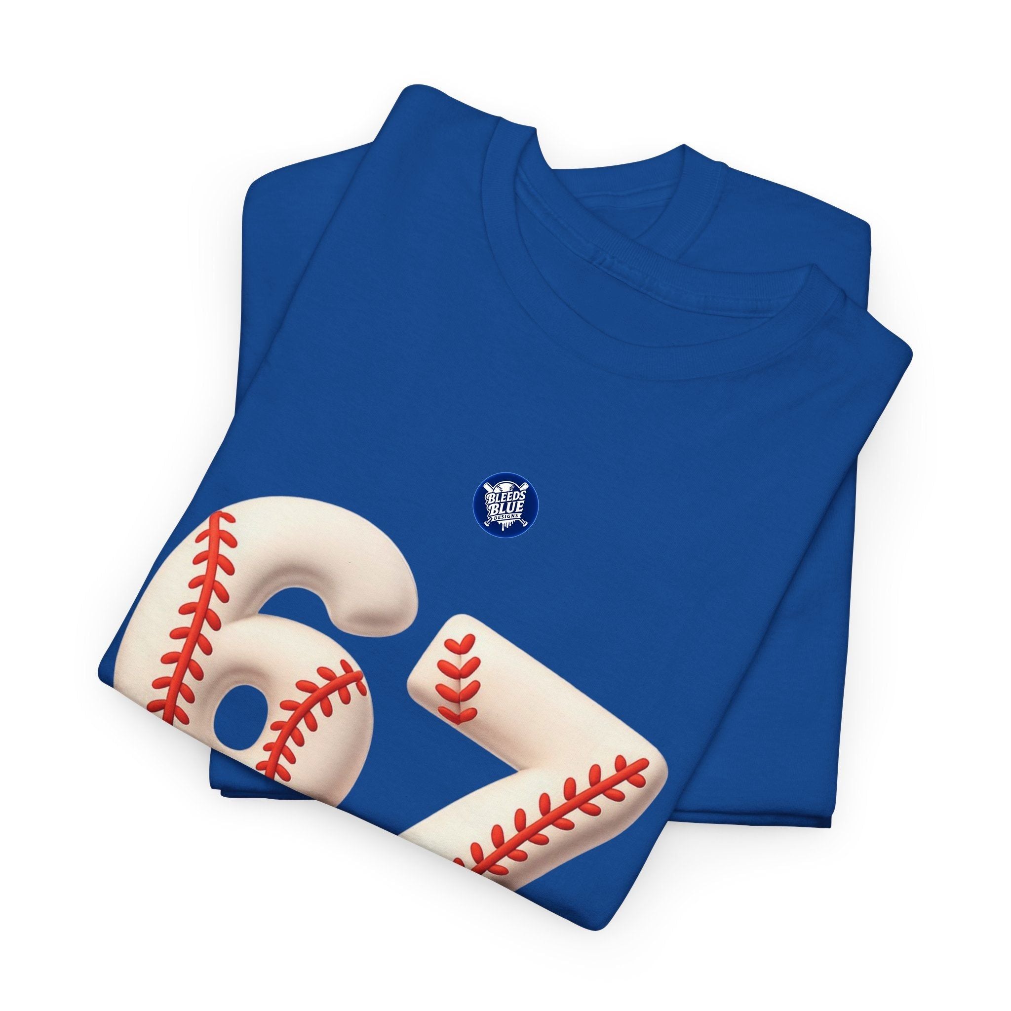 Baseball Hands Tee — 67 Emoji Baseball Graphic T-Shirt