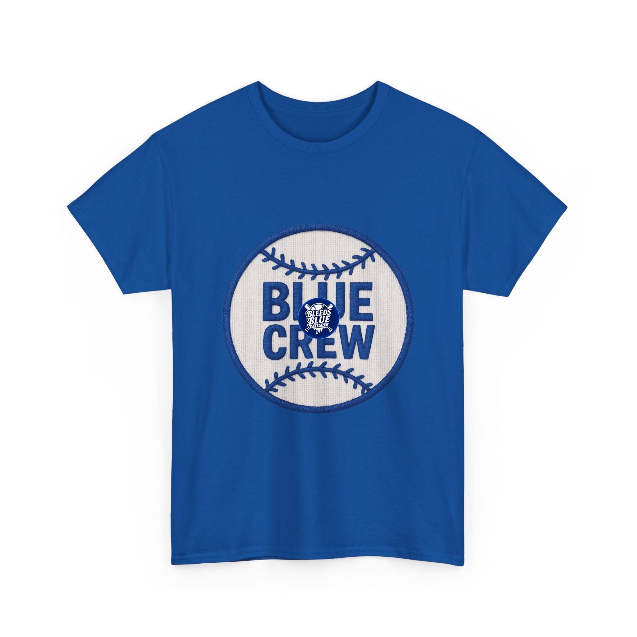 Blue Crew Baseball T‑Shirt — Vintage Style Team Tee