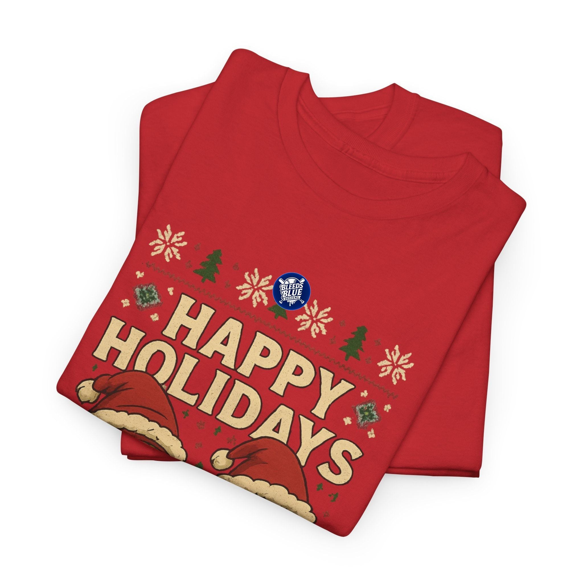 Holiday Ugly Christmas Baby Grinchies Tee Shirt - Unisex Heavy Cotton Casual Fit