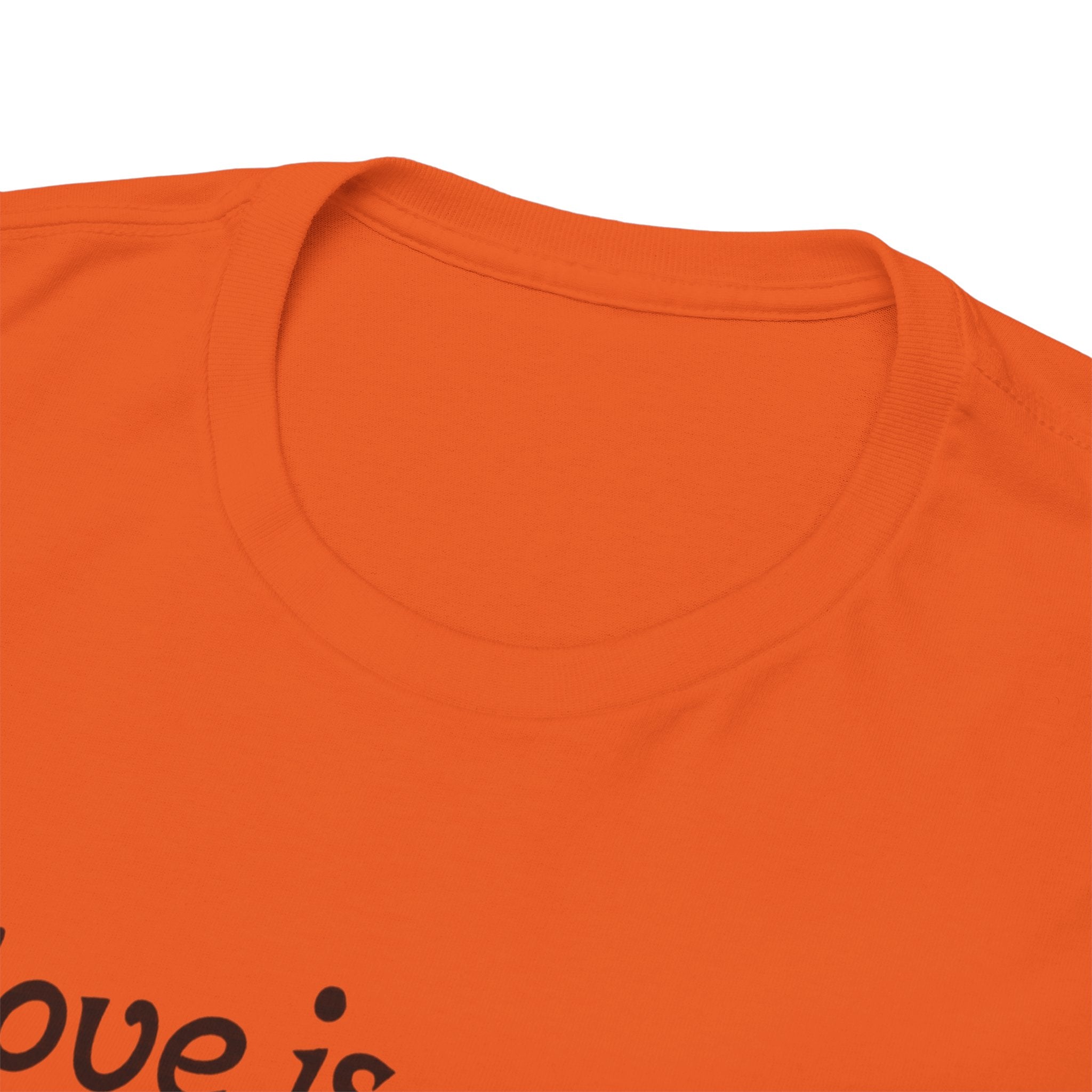 Halloween Spooky Couple Love Is Quote Tee Shirt - Unisex Heavy Cotton Casual Fit