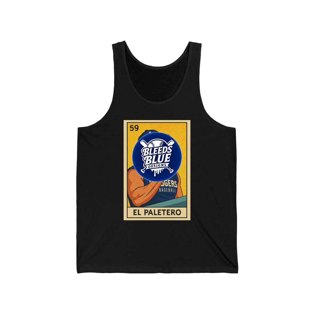 Kike El Paletero Loteria Card Jersey Tank