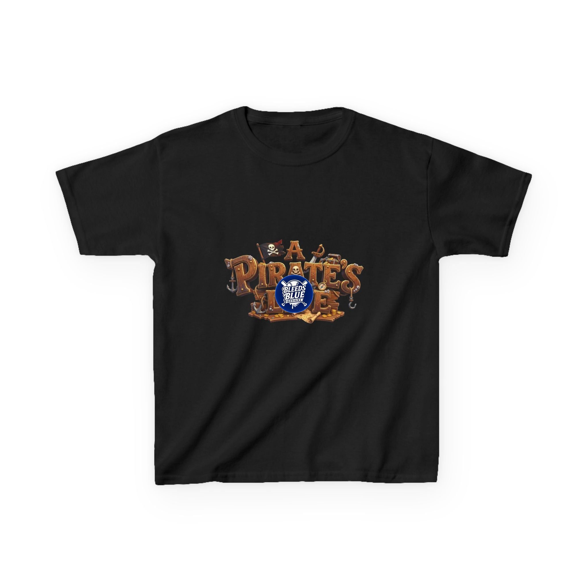 Kids Pirate Tee — "Be a Pirate" Adventure Graphic Shirt for Boys & Girls