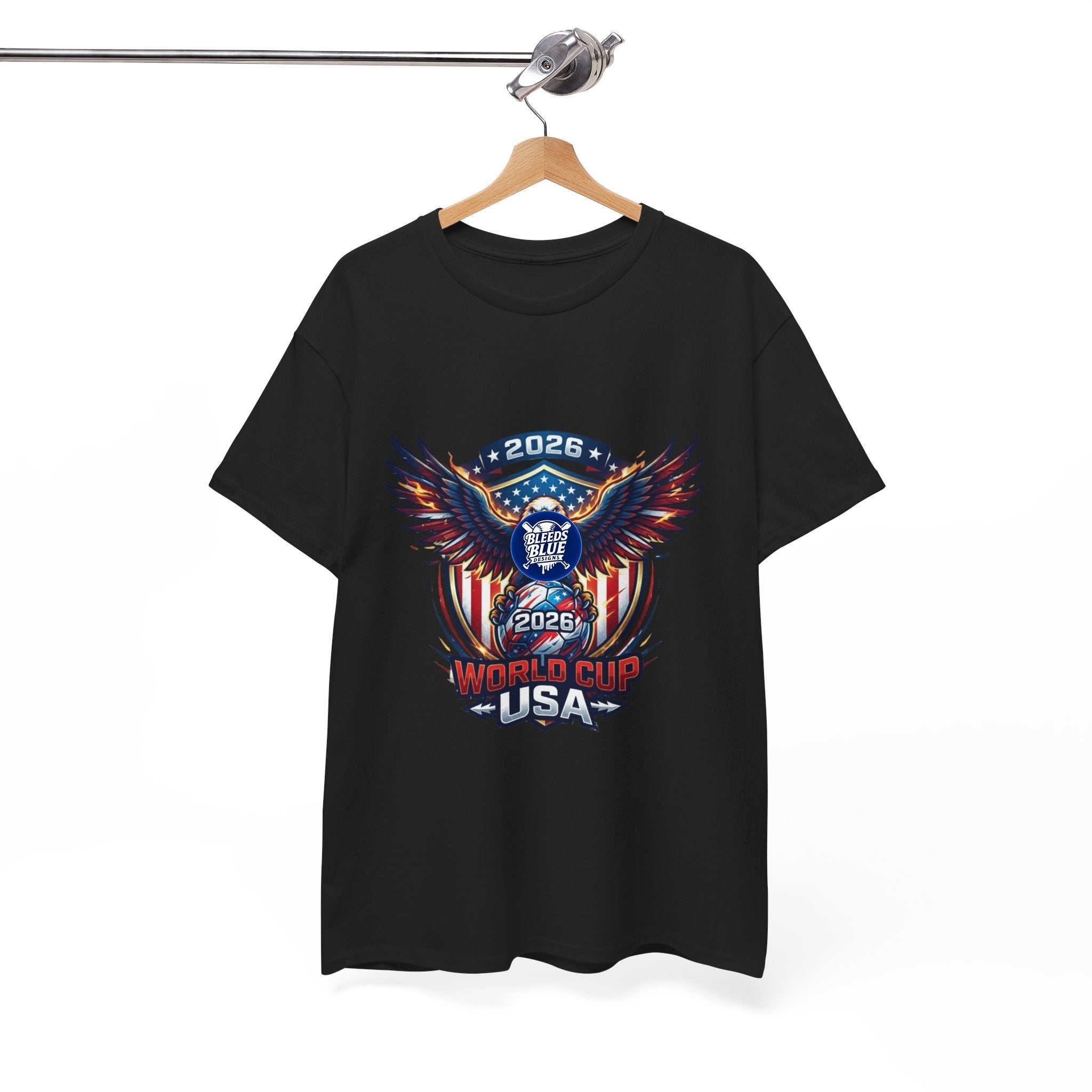 2026 World Cup USA Eagle T-Shirt — Patriotic Soccer Fan Tee