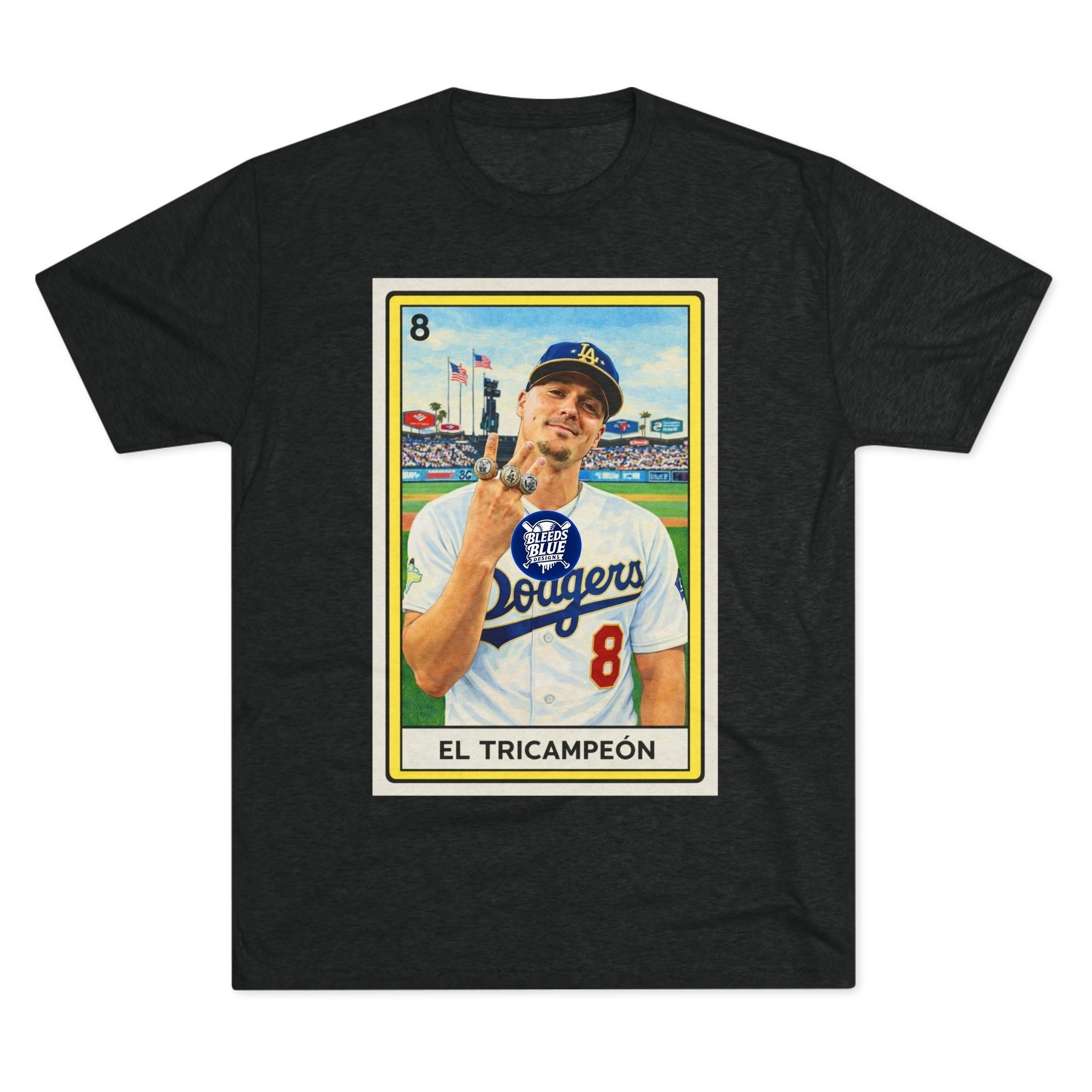 El Tricampeón Lotería Card Tee — Mexican Champion Shirt