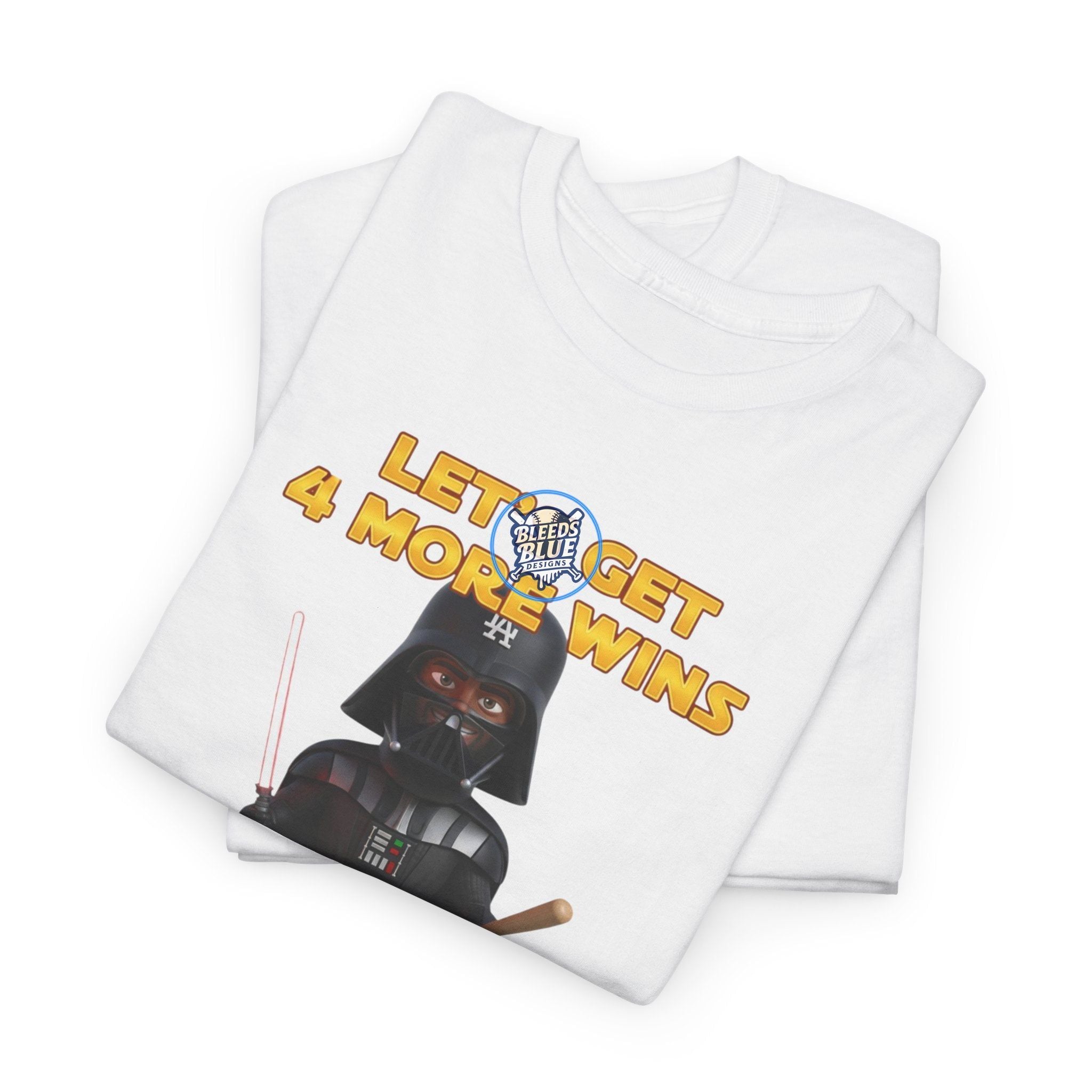 Dodgers Darth Roberts Star Wars Tee Shirt - Unisex Heavy Cotton Casual Fit