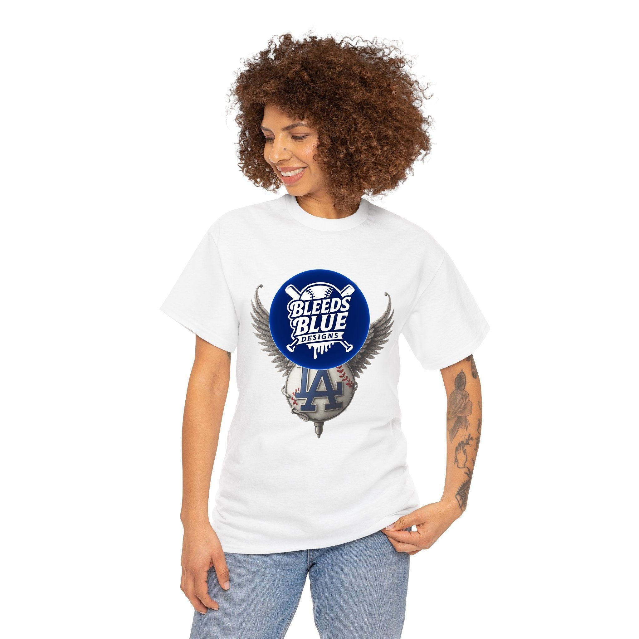 Vin Scully Tribute Tee Shirt - Unisex Heavy Cotton Casual Fit