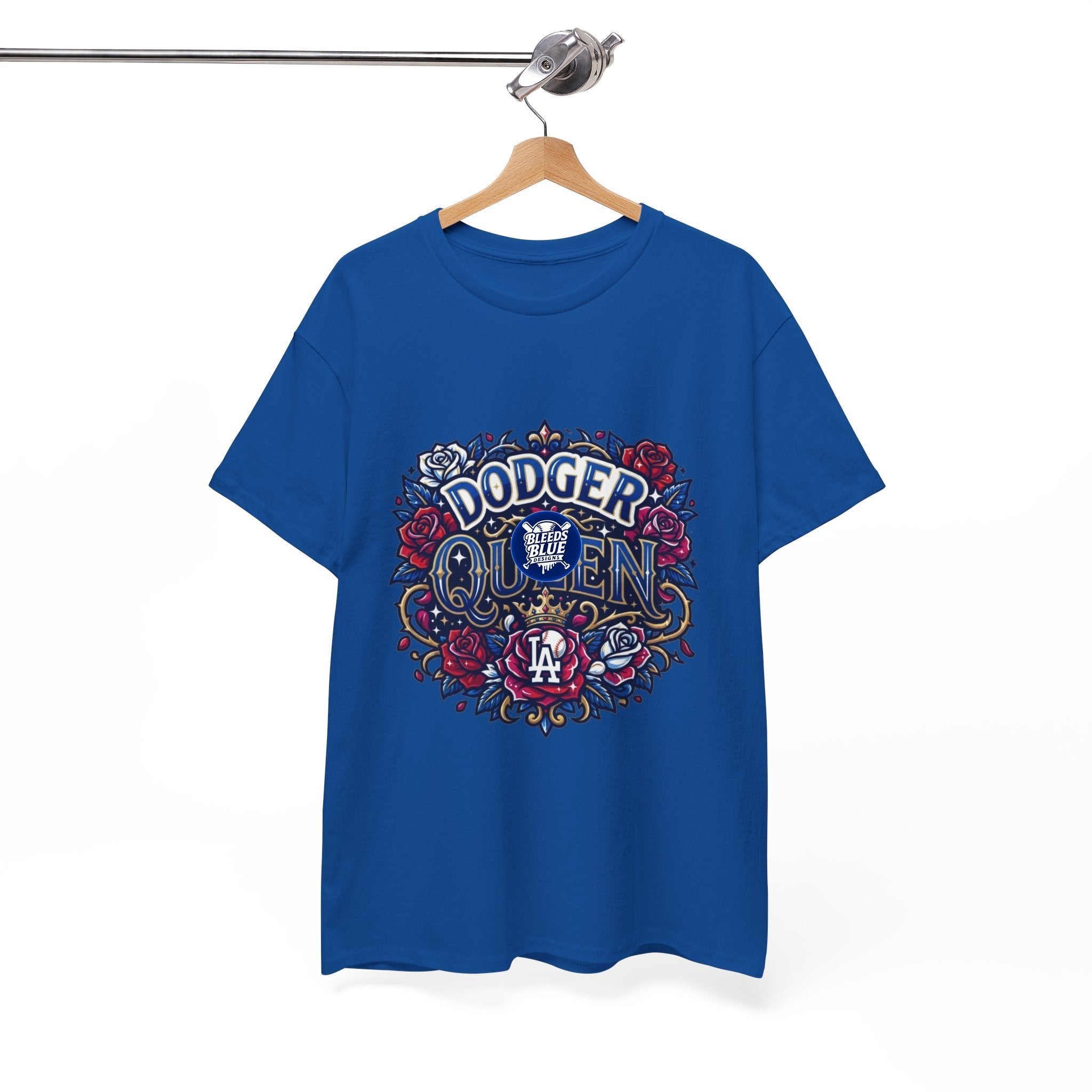 Dodger Queen Floral Baseball Tee