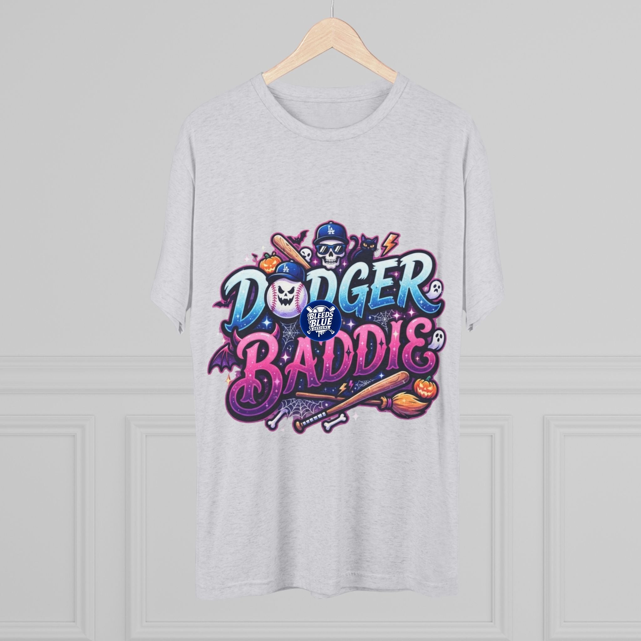 Dodger Baddie Spooky Season T-Shirt — Cute, Edgy Sports Graphic Tee