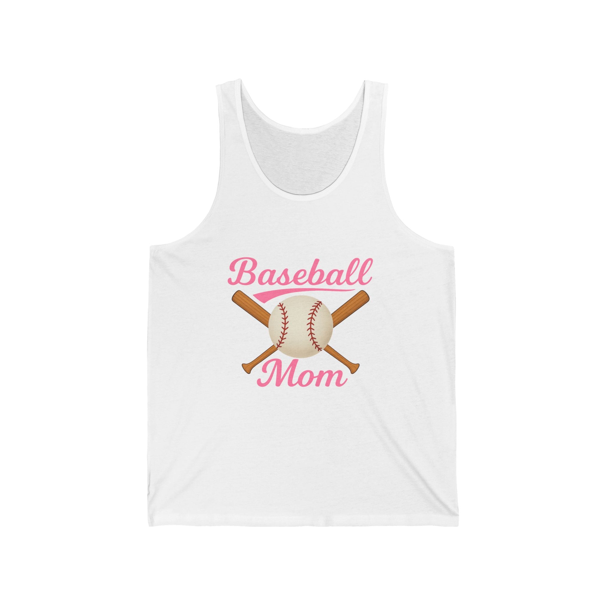 Pink Baseball Mom Jersey Tank