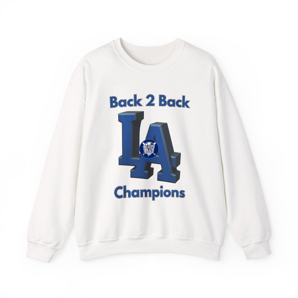 LA Back 2 Back Champions Crewneck Sweatshirt