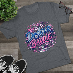 Dodger Baddie Cherry Blossom T-Shirt — Floral LA Dodgers Fan Tee