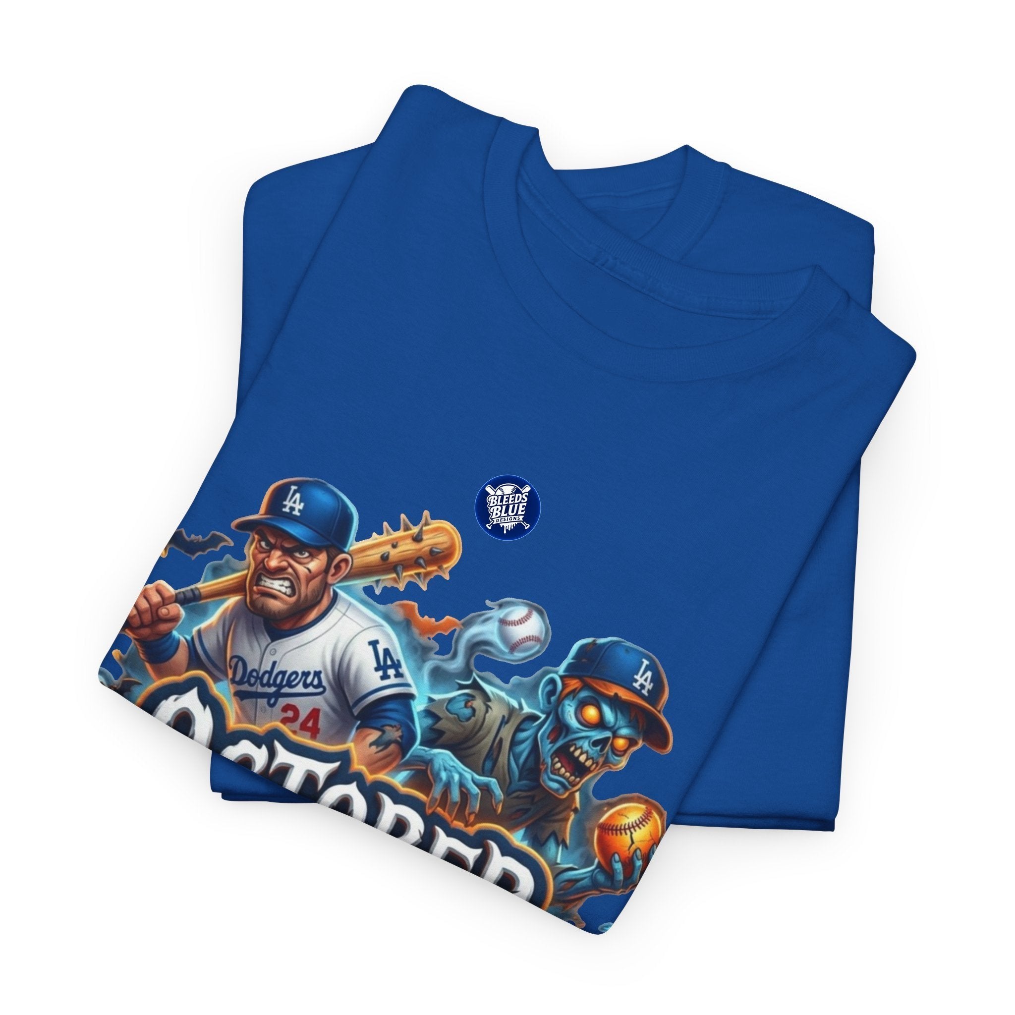 October Playoff Spirit Dodgers Baseball T-Shirt